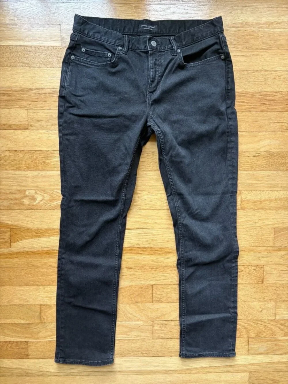 Banana Republic 32x30 Jeans Men Dark Gray Skinny Techmotion Cotton Stretch